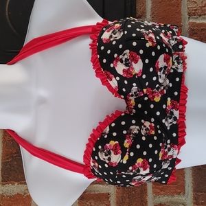 Hot Topic Skull Bikini Top Size S